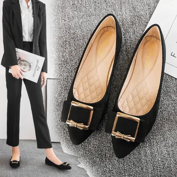 

2020 new casual summer women's shoes professional flat sole single shoes fashion women's flat sole large size 35-43