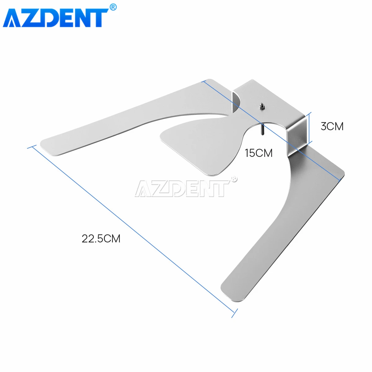 Azdent Dental Ortodôntico Oclusal Maxilar Carcaça Raposa Mandíbula Placa de Plano 3d Tridihomemsional Metal Que Faz a Dentadura Completa 3 mandíbula placa de plano 3d tridimensional metal que faz a dentadura completa
