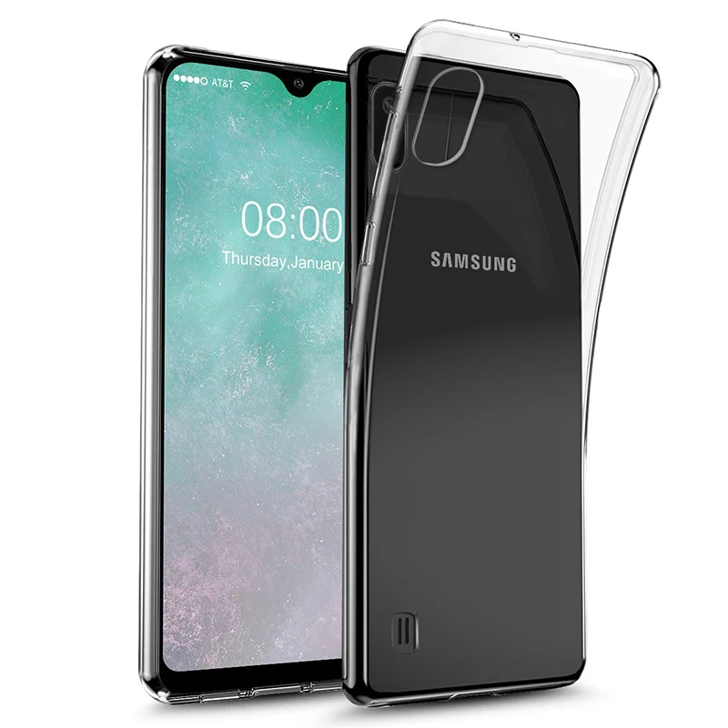 Мягкий чехол из ТПУ для Samsung Galaxy A10 тонкий прозрачный силиконовый защитный