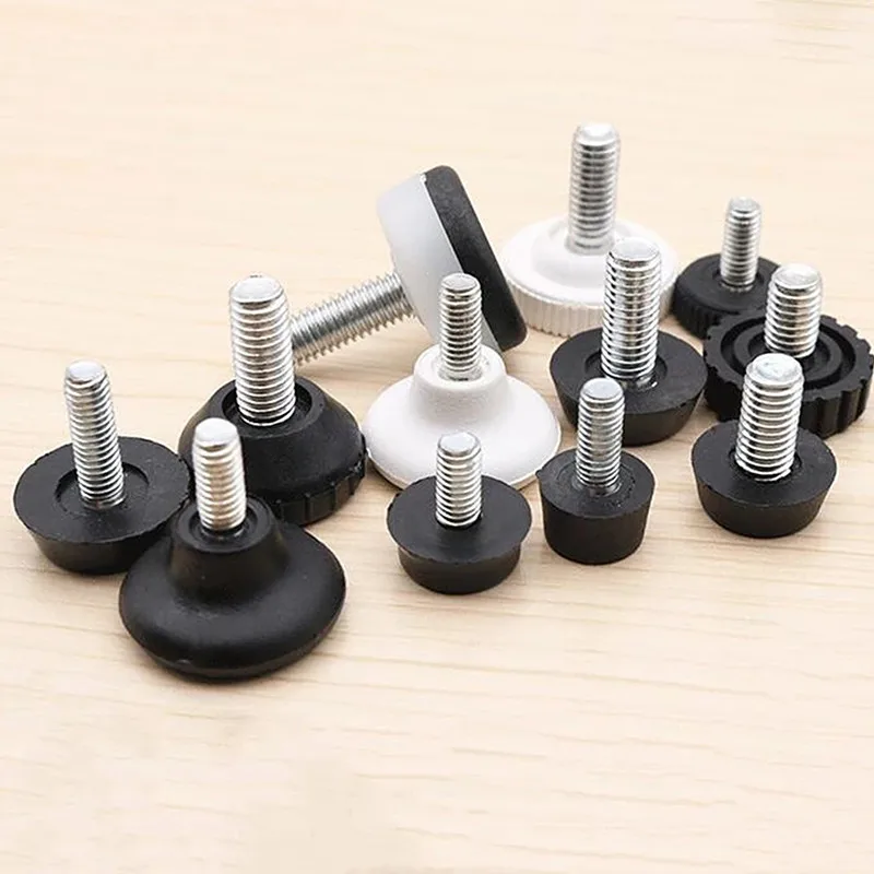 4PCS Furniture Adjustable Bolt Support Feet Floor Protector Foot Cups Anti-slip Base Table Cabinet Leg Pad Furniture Accessories