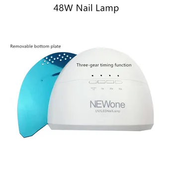 

48W Nail Lamp Infrared intelligent induction 30pcs LED/UV Double light source lamp beads Dry quickly and efficiently