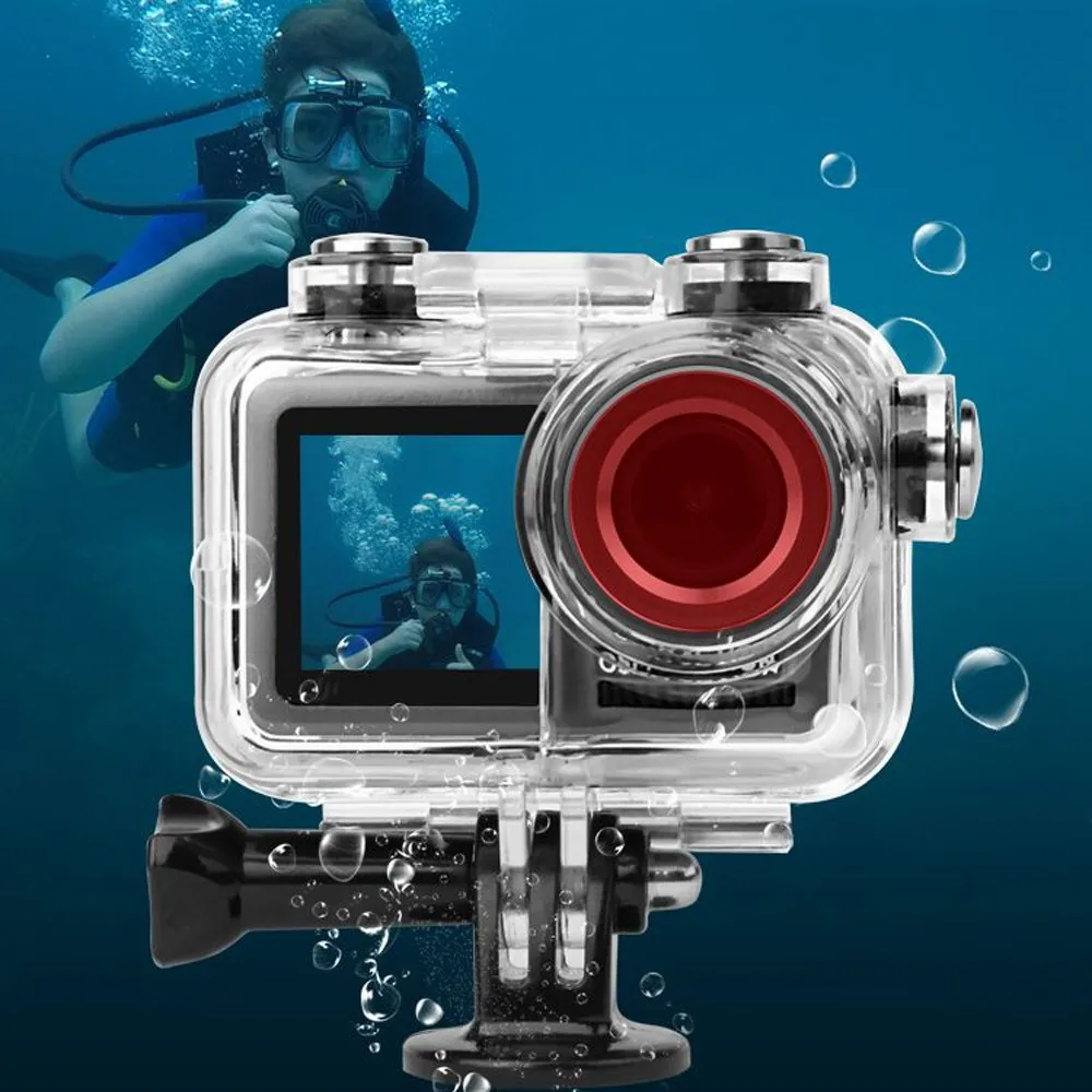 Ouhaobin 60 м подводный водонепроницаемый чехол для DJI Osmo экшн-камеры Дайвинг Защитная крышка корпус крепление для спортивной камеры 827#2