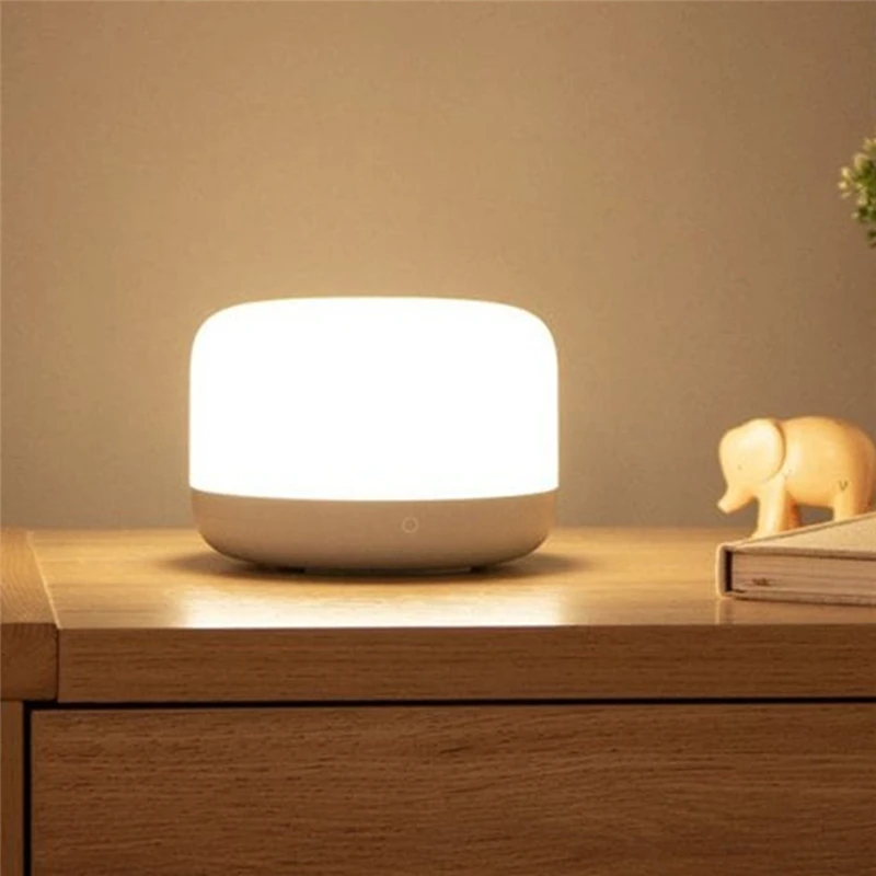 Yeelight YLCT01YL цветной светодиодный прикроватный светильник Интеллектуальный Диммируемый ночной Светильник приложение управление домашний комплект умная Ночная подсветка стол