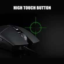 Проводная игровая клавиатура Мышь эргономичный 4-Скорость Точек на дюйм регулировки RGB мыши с подсветкой для портативных ПК новое поступление