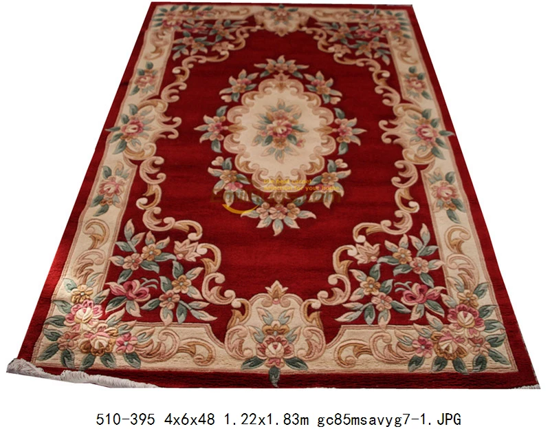 510-395 4x6 Турецкий ковер ручной работы, напольный ковер для спальни, Круглый Роскошный коврик, шерстяные вязаные ковры - Цвет: 510-395 4x6