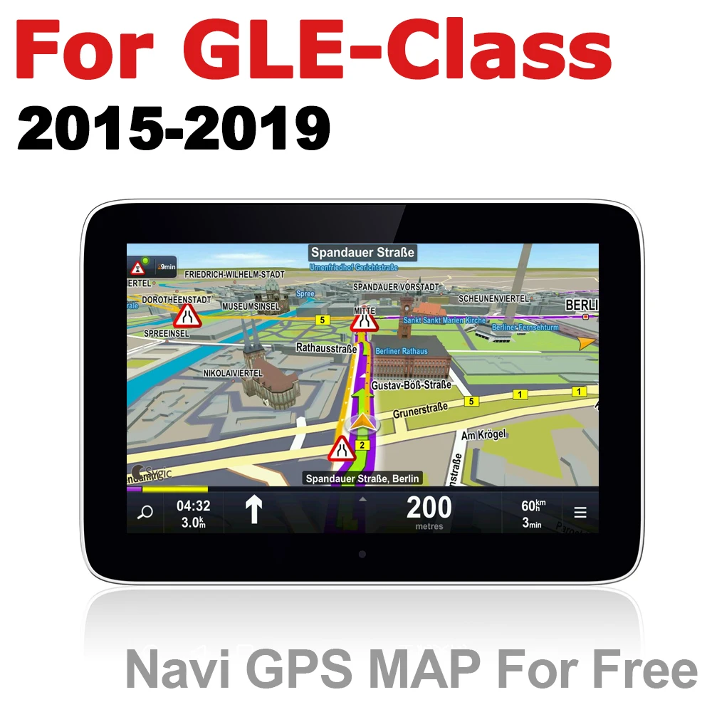 Android 7 0 Автомобильный мультимедийный GPS навигационный плеер для Mercedes Benz GLE Class 2015 ~