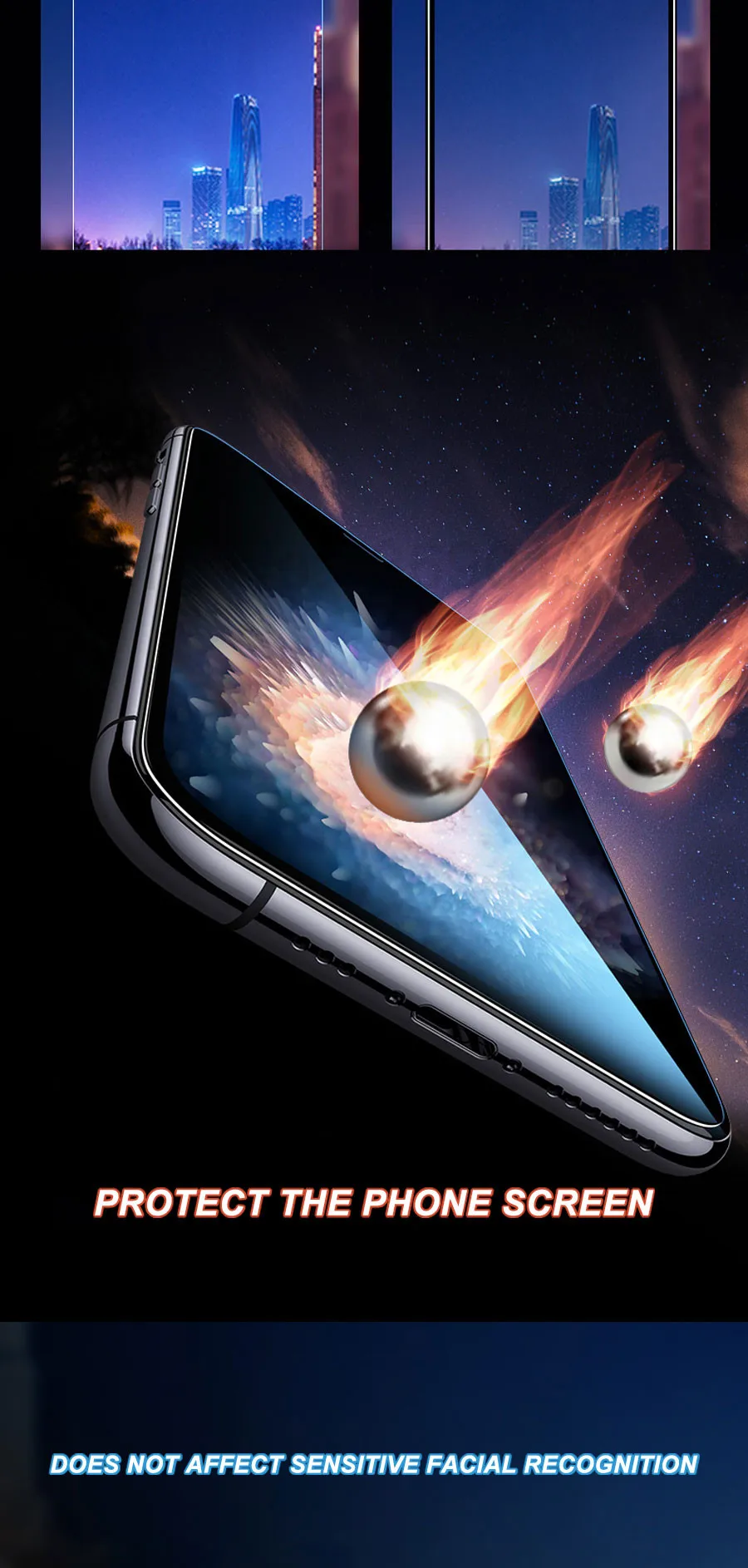 0,22 мм 9H закаленное стекло для iPhone X XR XS 11 Pro Max Защита экрана для iPhone 8 7 6 6S Plus защитный чехол
