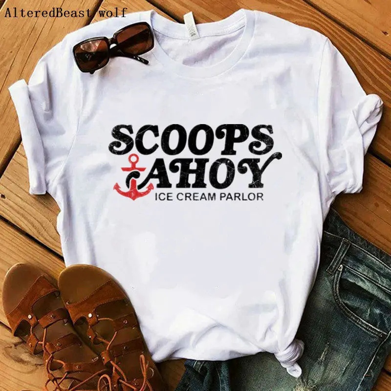 Soops AHOY Stranger Things 3 Женская летняя футболка 2019 eleven women harajuku с рисунком из мультфильма