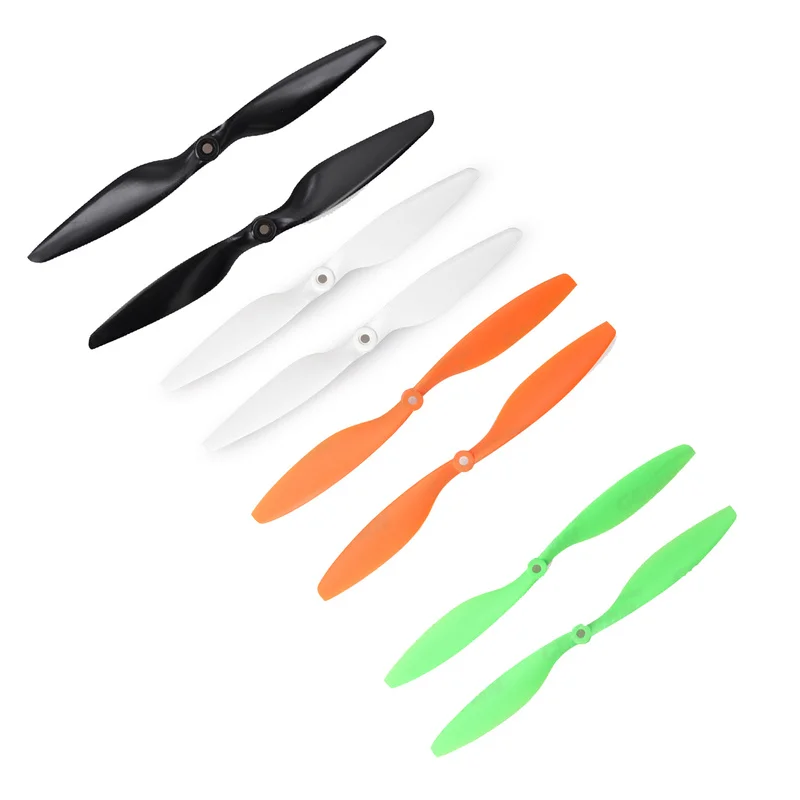 4 Pairs GEMFAN Carbon Nylon 11x5.0" 1150 1150R  CW CCW Propeller for MultiCopter Black Green
