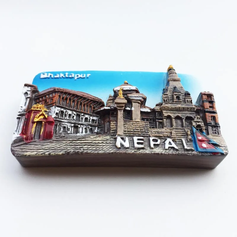 Nepal  Landscape Fridge Magnets Souvenir Nepal Scenic Spots Decorative 3d Resin Crafts Home Decor Gift Ideas Asia Tourist
