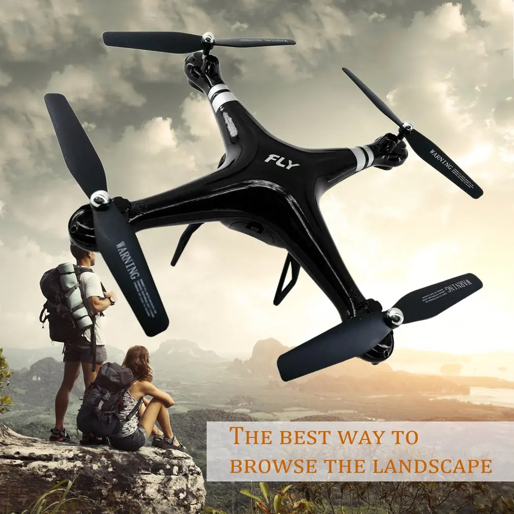 X52 Wide Angle Lens 0.3MP HD Camera Drone Wifi FPV Live Quadcopter Smart Altitude Hold Hover RC Helicopter 2.4GHz Drone