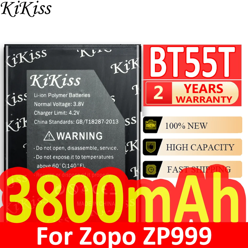 Аккумулятор высокой емкости 3800 мАч BT55T для смартфона Zopo 999 998 ZP999 3X ZP3X zp998 |