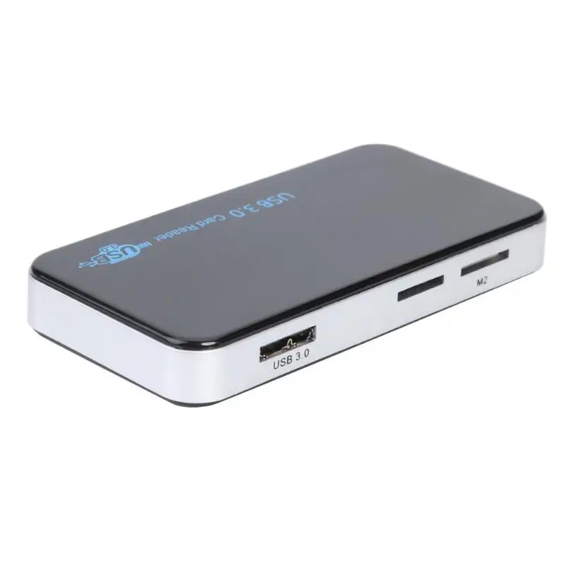 USB 3,0 кард-ридер карта памяти карта считывателя адаптер для TF M2 CF XD MS 6-в-1 комплексное проектирование удобно и практично