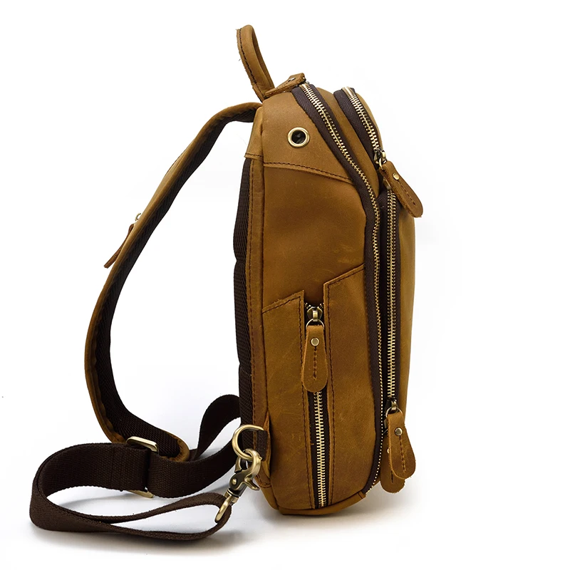 Сумка мессенджер мужская из натуральной кожи с USB портом для зарядки| |