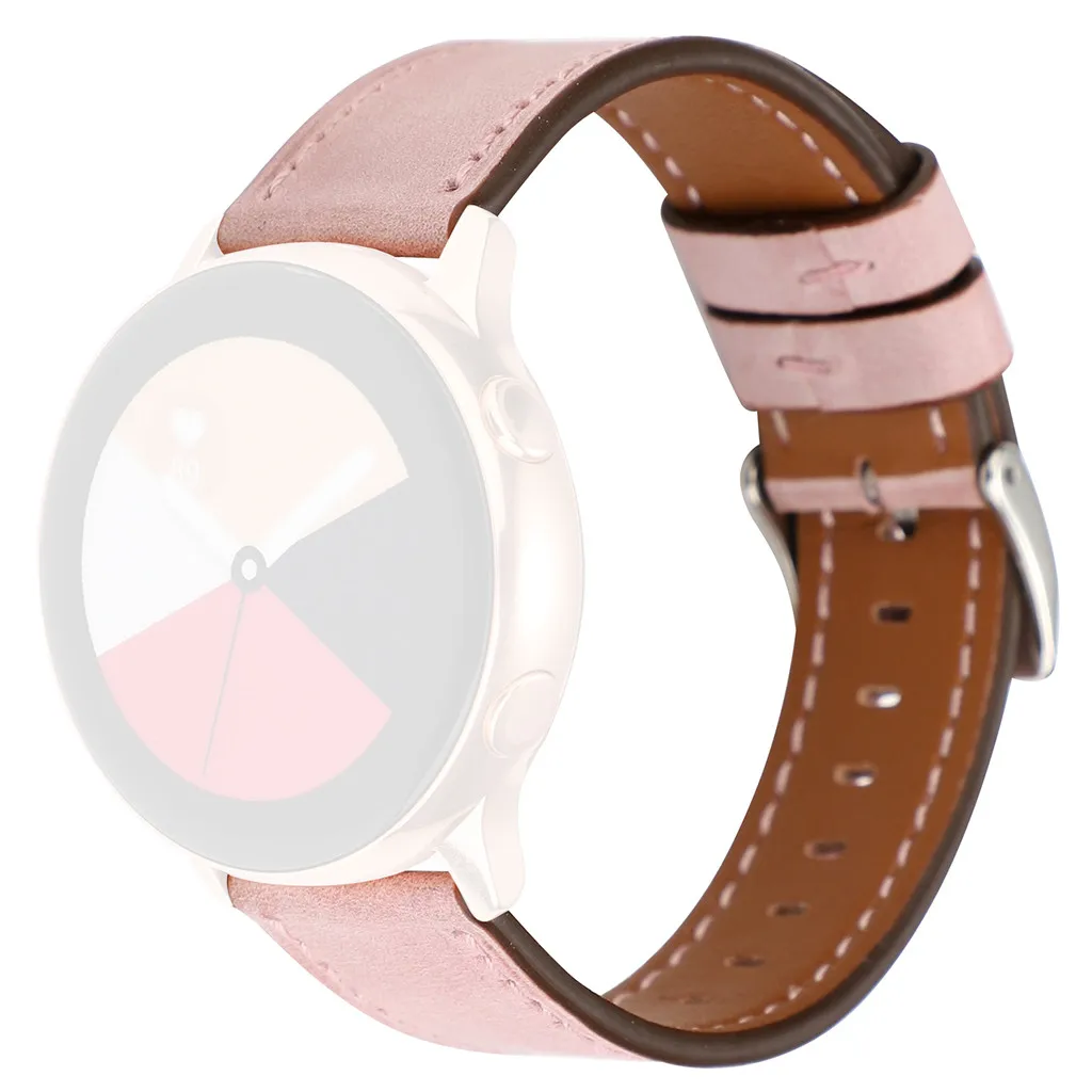 Кожаный ремешок Ouhaobin для часов samsung Galaxy Watch Active 40 мм для женщин и мужчин, сменный мужской t браслет 1018# C