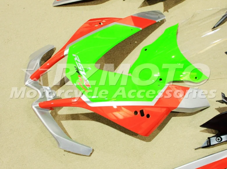 Литьевая Форма ABS Обтекатели комплект подходит для Aprilia RSV4 1000 2009- 09 10 11 12 13 14 на заказ оранжевый зеленый