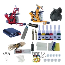 Полный Т-комплект 2 т машины G черные чернила набор блок питания ручки боди-арт Инструменты Набор T Перманентный макияж T набор