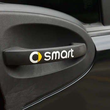 

2x Car Styling Car Door Handle Sticker For Mercedes Smart Fortwo Forfour 453 451 450 Crossblade City Cabrio City-Coupe Roadster