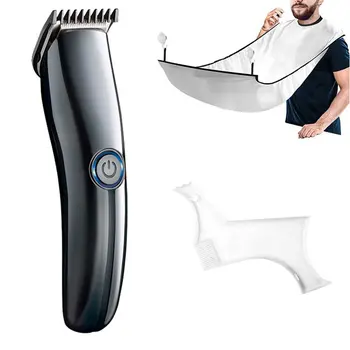 

Combination Of Electric Clipper Hair Clipper And Beard Shape Comb Beard Bib Usb Electric Clipper Hair Clipper Bib Combination