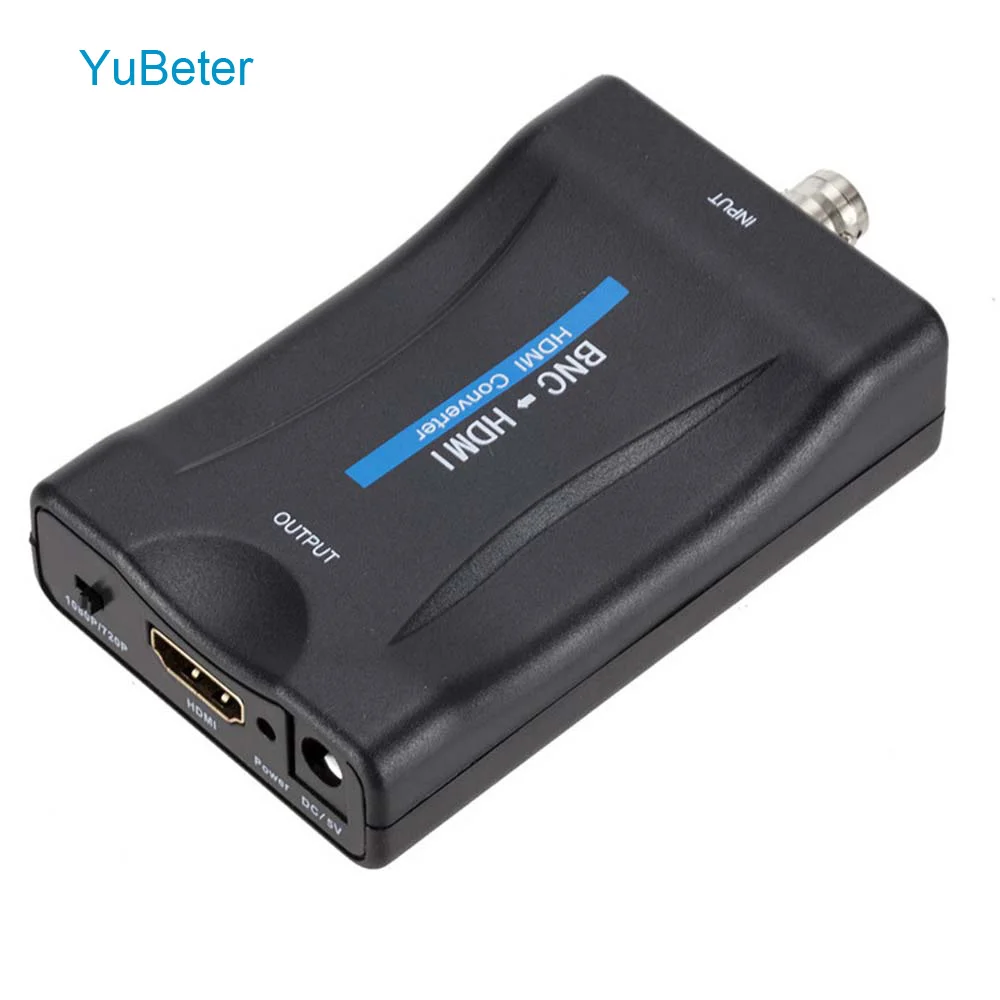 YuBeter 1080P BNC к HDMI адаптер видео аудио конвертер для монитора игровой камеры Консоль HDMI карта захвата DVD компьютерная графика