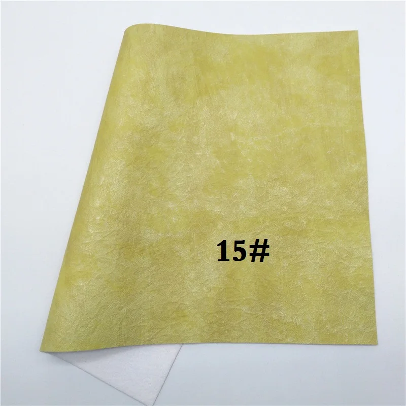 Glitterwishcome 21X29 см A4 Размер винтажная искусственная ткань, металлизированная Синтетическая кожа ткань искусственная кожа листы для бантов, GM579A - Цвет: 15