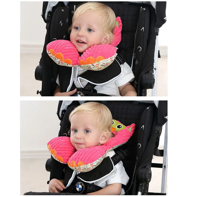 Подушка для младенца плюшевое животное защита шеи предотвращение плоская голова