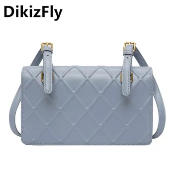 

DikizFly Luxury Women Bags Handbags Designer Female Crossbody Bags For Women 2020 Good Leather Shoulder Messenger Bag Purses Sac