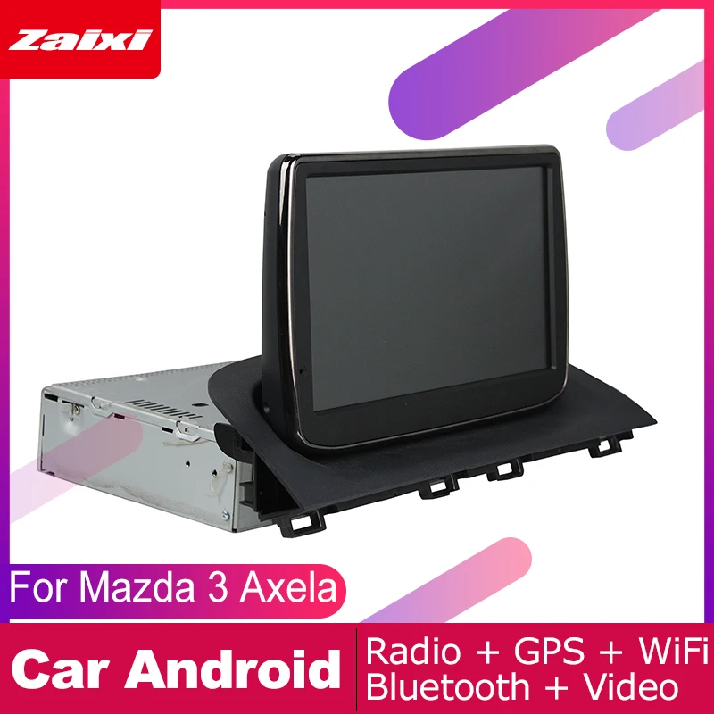 Android автомобильный dvd gps мультимедийный плеер для Mazda 3 Axela 2013 автомобильный dvd Навигатор Радио Видео Аудио