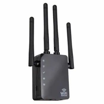 

1200M Wifi Repeater Dual Band Bridge Connection Signal Amplifier Router Pc Laptop Mobile Phone Net Work