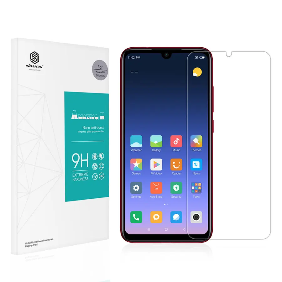 Защитное стекло для экрана redmi note 7 6,3 ''NILLKIN Amazing H/H+ PRO 9H из закаленного стекла для xiaomi redmi note 7 pro redmi note 7s - Цвет: H Flat Edge