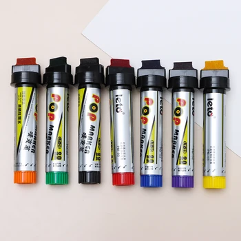 Pennarelli per schizzi Graffiti pennarello permanente ricaricabile 20mm impermeabile per disegnare Poster Art Office School Supplies