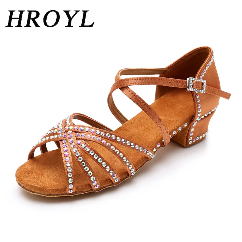 Женские блестящие туфли для латиноамериканских танцев мягкие сандалии на низком