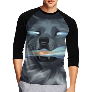 

NOISYDESIGNS Fashion Men's T-shirt Long Sleeves Casual Home Clothing Dog Animals Printing Male Top Tee Camiseta Masculina Hombre