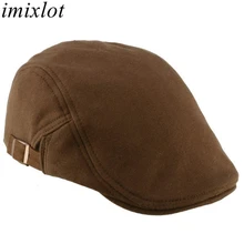 Imixlot, новинка, простые классические мужские модные береты, хлопок, однотонный цвет, Повседневная Кепка, дышащая, Солнцезащитная шляпа, gorro invierno hombre