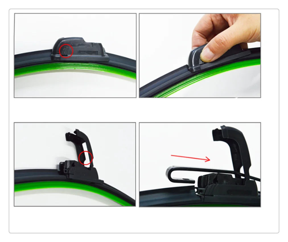 Universal U-shaped soft frameless bracketless car windshield wiper blade for BMW 530Li 335i 750i 330i 325i 320si 630i E34 F10