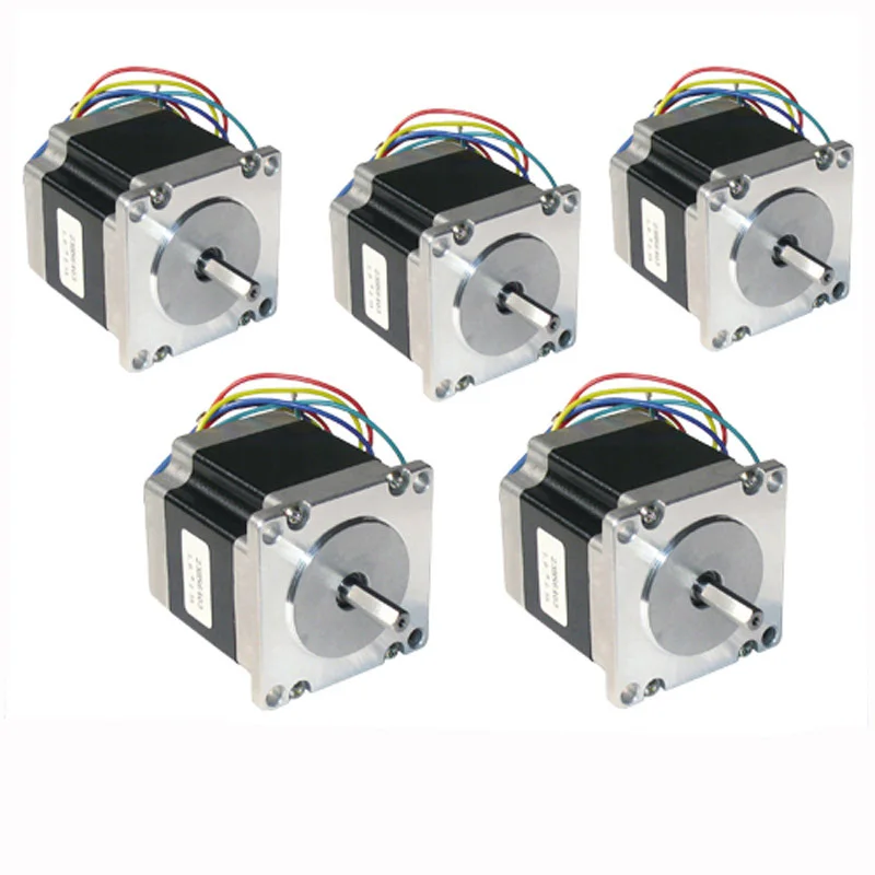 

NEW 5pcs 23HS6403 CNC Nema23 Hybrid Stepper Motor 1.8 Degree 4-Lead 2.5A