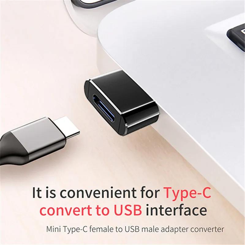 Mi ni USB к тип-c OTG адаптер USB-C женский сплиттер конвертер для samsung S10 Xiaomi mi 8t 9t USB OTG разъем type C адаптер