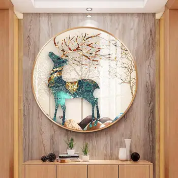 

DIY Deer 5D Diamond Painting Art Beginner Handwork Embroidery Animal Wall Stickers Diamond Paiting Diamant Home Decor DA60ZZH