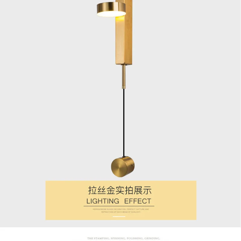 

Nordic Art Designer Living Room Decorative Wall Lamp Simple Personality Post-modern Bedside LED Wall Lamp