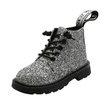 

Fashion new winter children's shoes princess rhinestone girls anti slip foot warmer Fashion Snow Martin boots