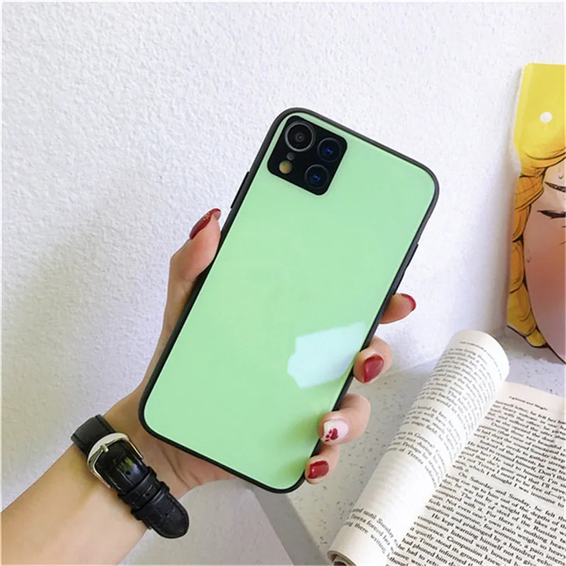 Чехол для Iphone X Xr Xs Max вторая Замена для Iphone 11 Pro Max жесткий чехол из закаленного стекла для Iphone 7 8 Plus XR задняя крышка