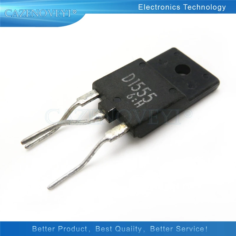 10pcs/lot 2SD1555 TO-3PF 5A/1500V D1555 NPN Power Transistors In Stock | Активные электронные компоненты