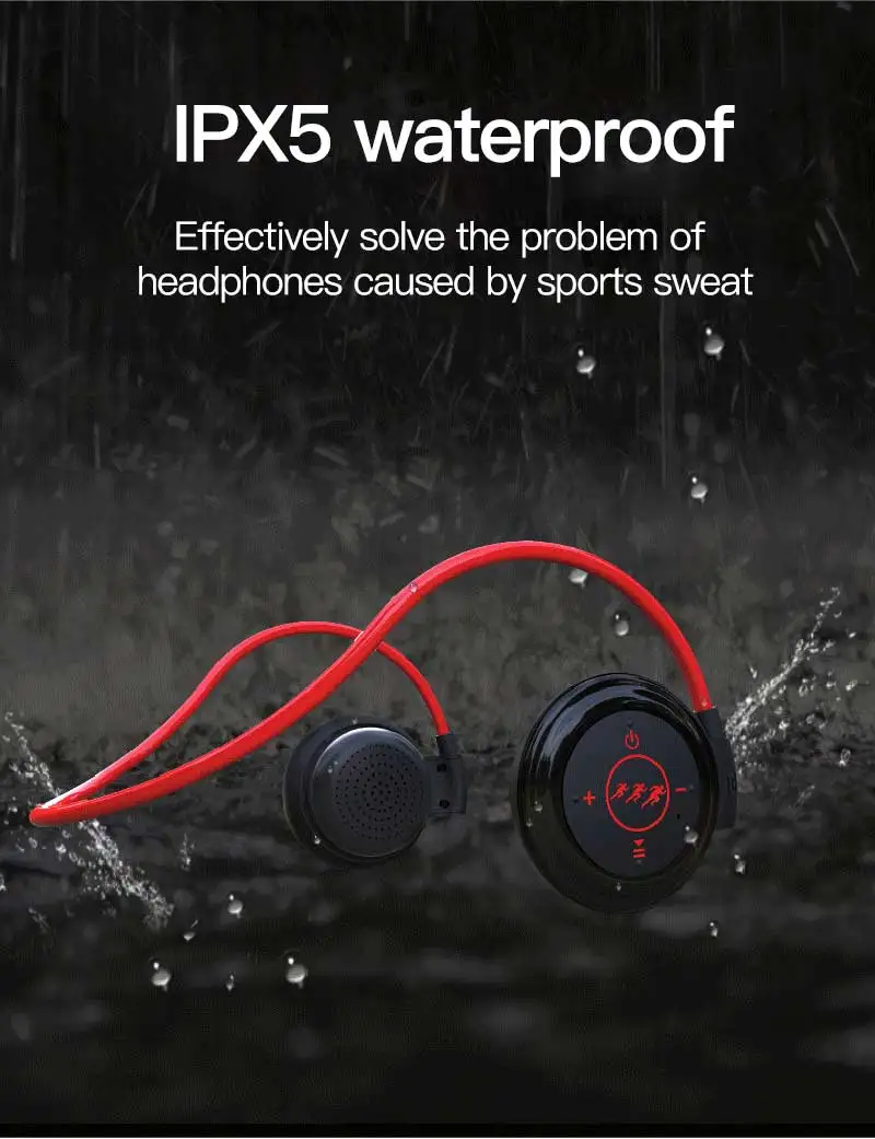 Беспроводные спортивные наушники Bluetooth V5.0 TWS с ушным крючком гарнитура для бега