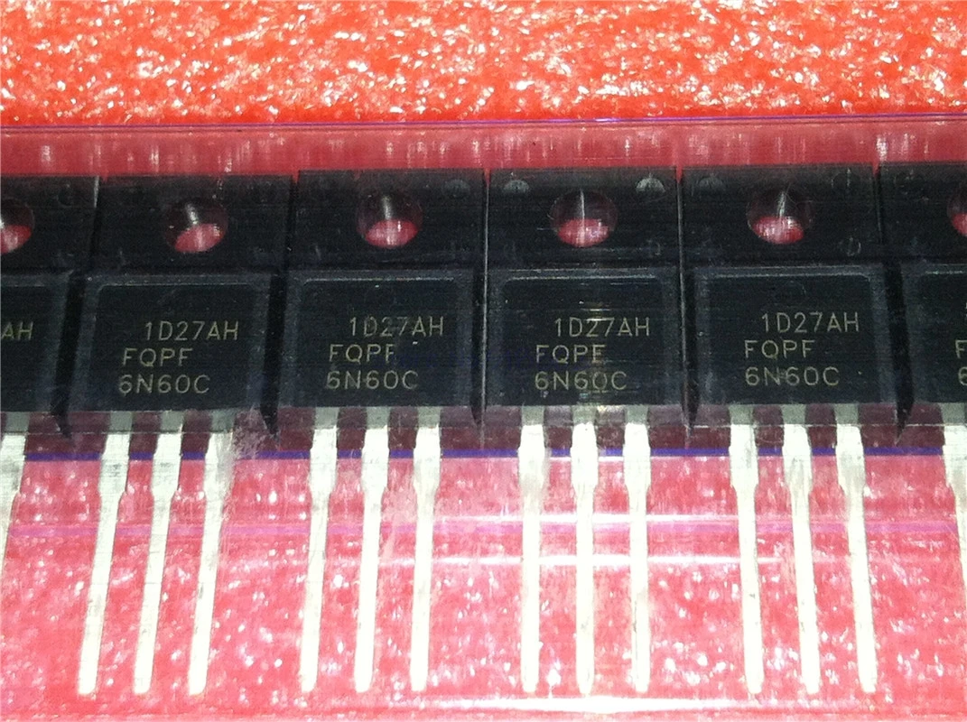 10 шт./лот FQPF6N60C 6N60C 6N60 MOSFET 600 в 6A n-канальный транзистор TO-220F новый оригинальный в наличии