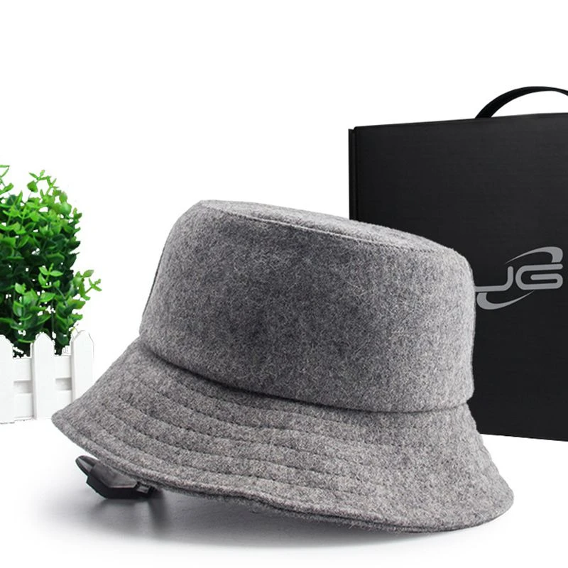 Plus Size Wool Fisherman Hats Male Winter Fleece Snow Panama Hat Big Head Man Large Size Felt Bucket Hats 56-60cm 60-65cm 2