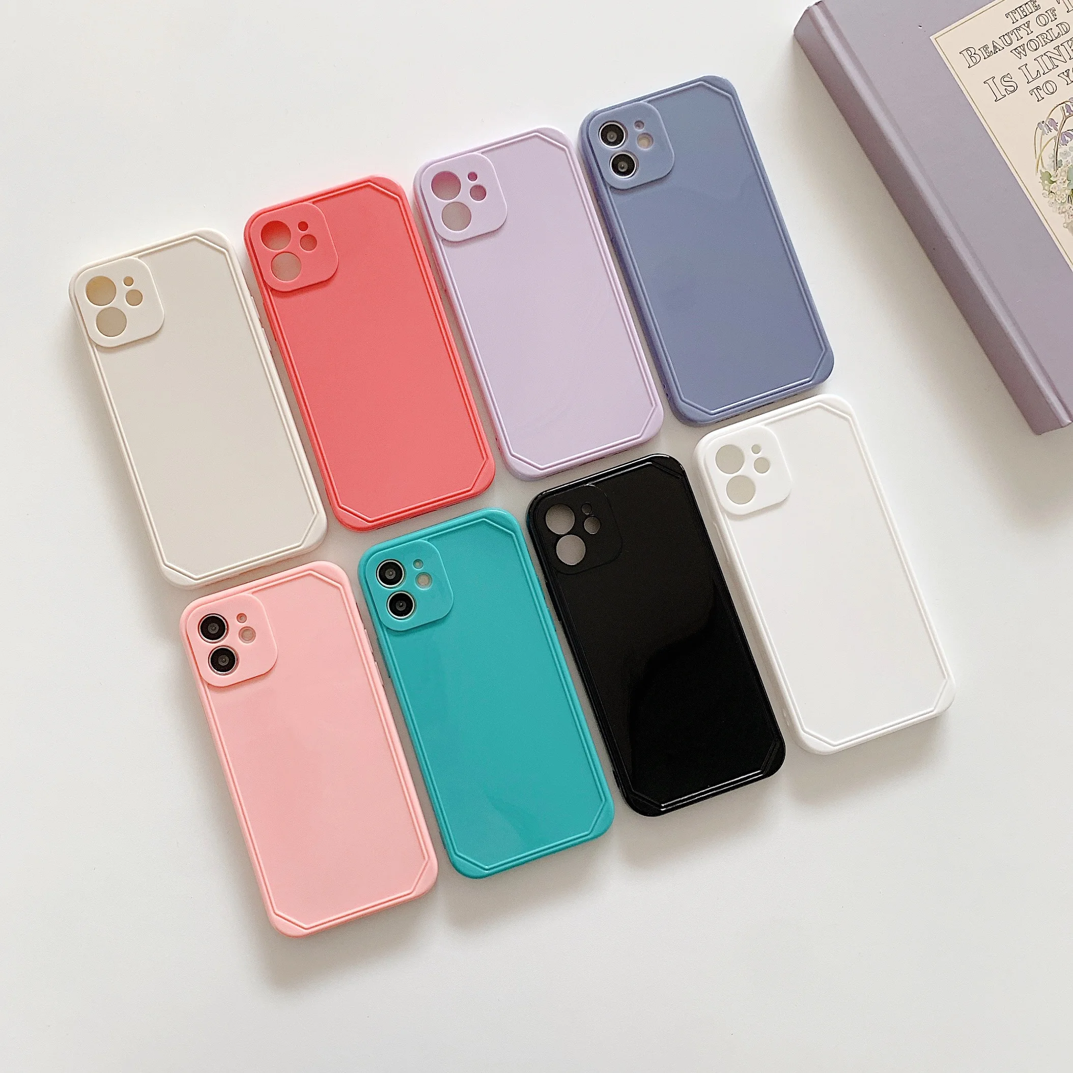 For Iphone 11 Case Candy Mint Color Plain Silicone Cover For Iphone 12 Pro Max 12mini Se Xr Xs Max X 7 8 Plus 11 Pro Cases Phone Case Covers Aliexpress