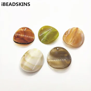 

New arrival! 39x37mm 100pcs Marble effect Curved Round-shape charm for earrings accessories,parts,hand Made Jewelry Earring DIY
