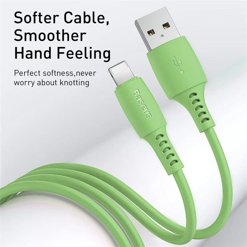 Baseus USB кабель для iPhone XR Xs Max 2.4A Быстрая зарядка USB зарядное устройство кабель для iPhone X 8 7 Plus Синхронизация данных многоцветный провод