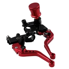 Универсальный тормозной насос сцепления мотоцикла Руль тормоза сцепления Главный цилиндр рычаг резервуар для 7/" 22 мм руль