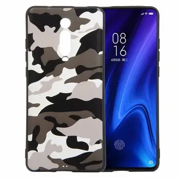 

50pcs/lot Camouflage TPU Soft Back Cover Case For Xiaomi CC9E A3 CC9 A3 Lite Mi 9T Mi 9T Pro Redmi K20 K20Pro Redmi 7 7A